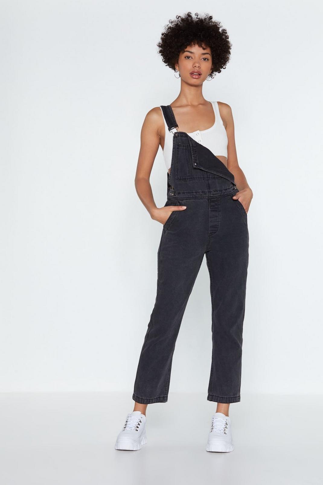 You're the Winner Denim Dungarees image number 1