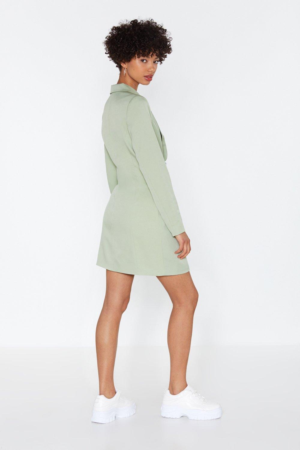 I m Busy Blazer Dress Nasty Gal