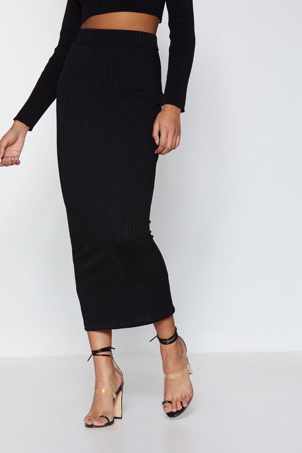 Rib 2024 maxi skirt