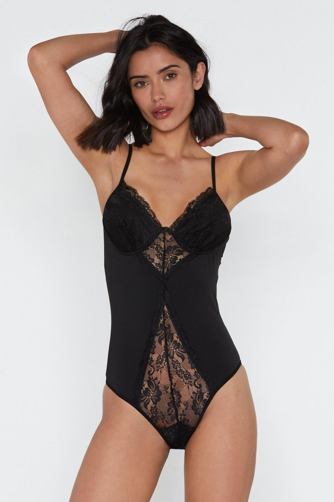 That's the Way Love Goes Lace Bodysuit image number 1