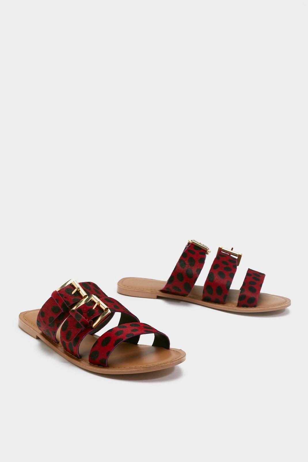Call of the Wild Pony Hair Leather Sandals image number 1