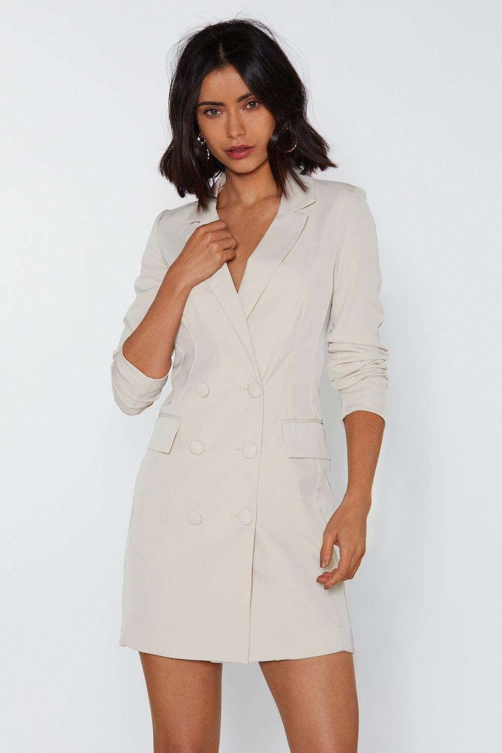 I m Busy Mini Blazer Dress Nasty Gal