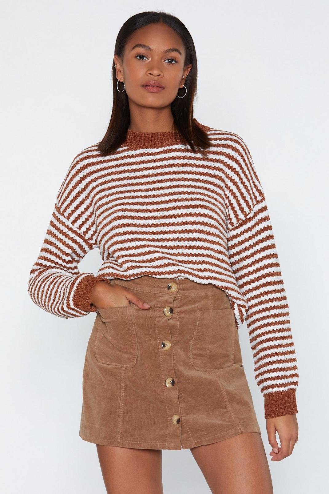 Cut It Line Striped Sweater image number 1