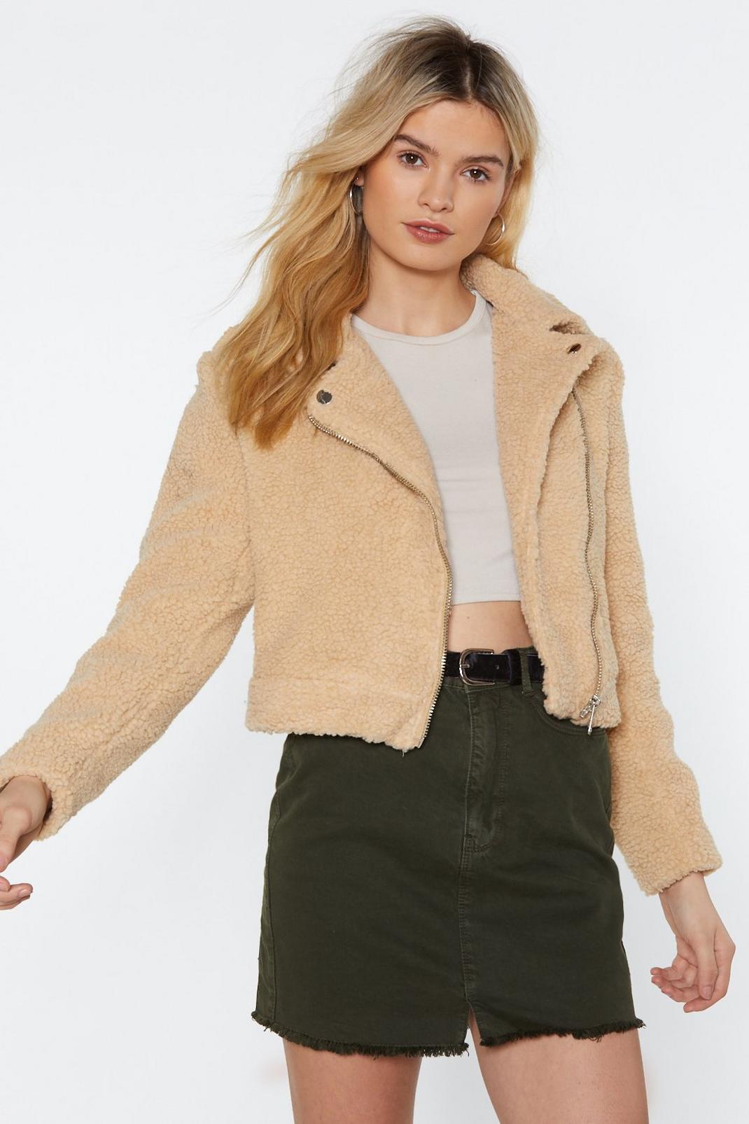 Feel For You Faux Shearling Jacket image number 1