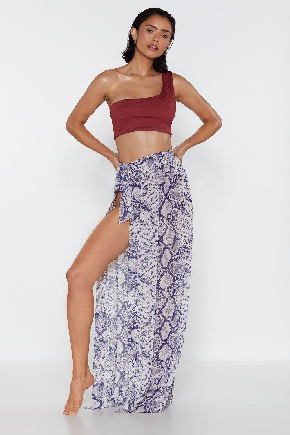 pink sarong skirt