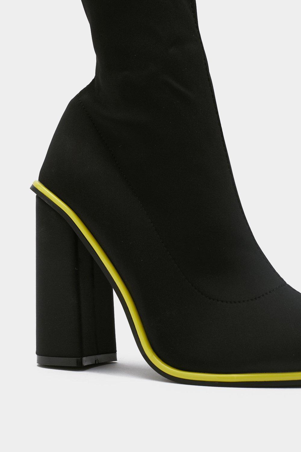 Neon sock clearance booties