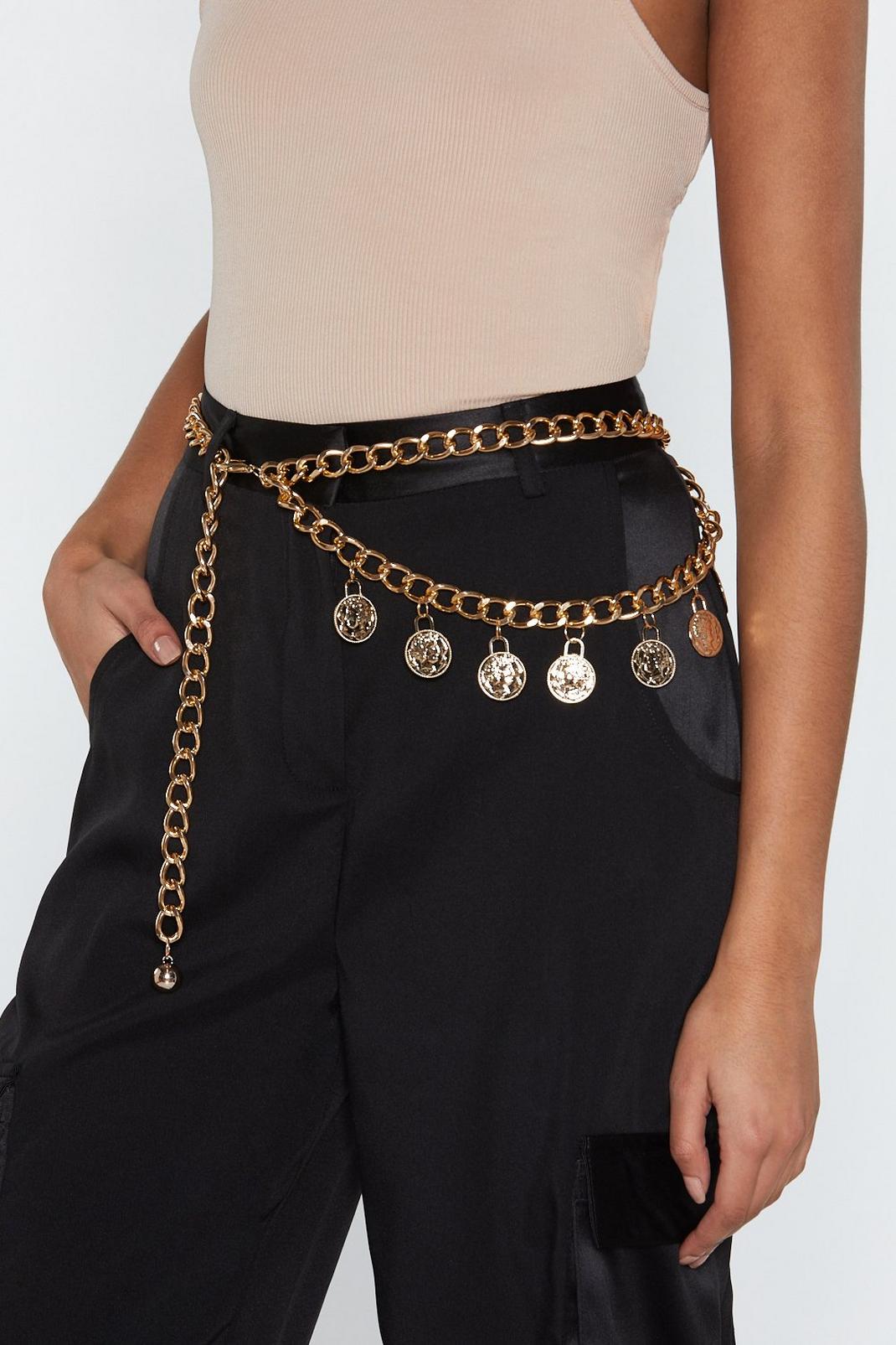 Chain Belt with Lobster Clasp Closure  image number 1