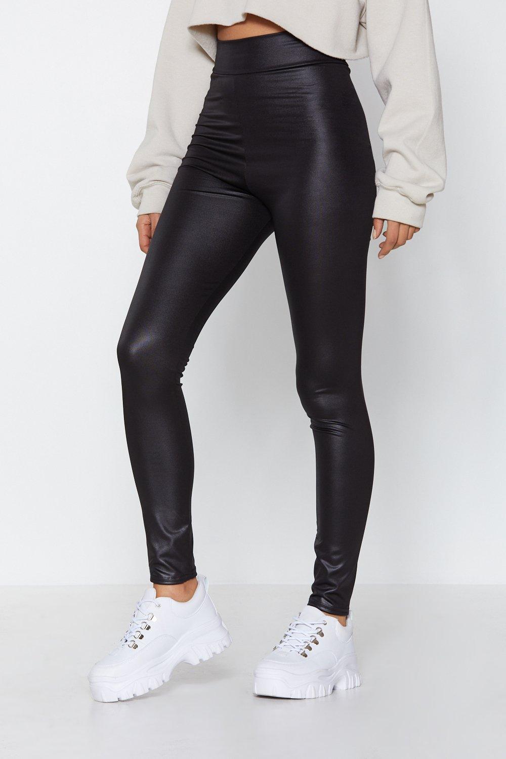 Wet leggings new clearance look