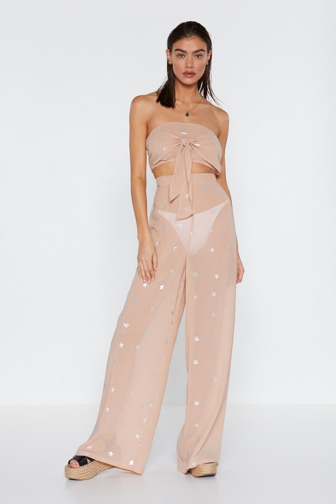 Drops of Jupiter Star Cover-Up Top and Pants Set image number 1