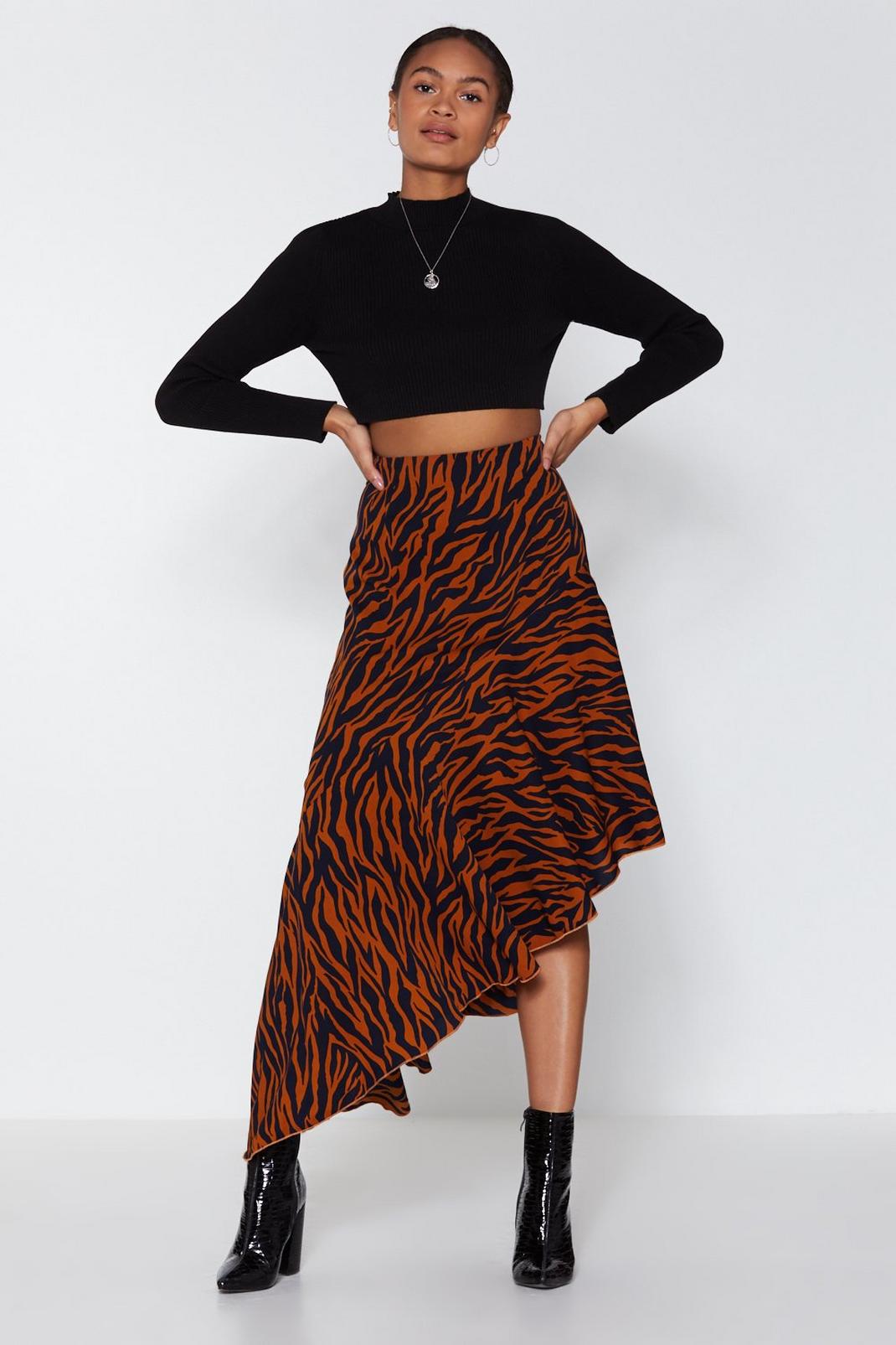 Grr-l Power Tiger Midi Skirt image number 1