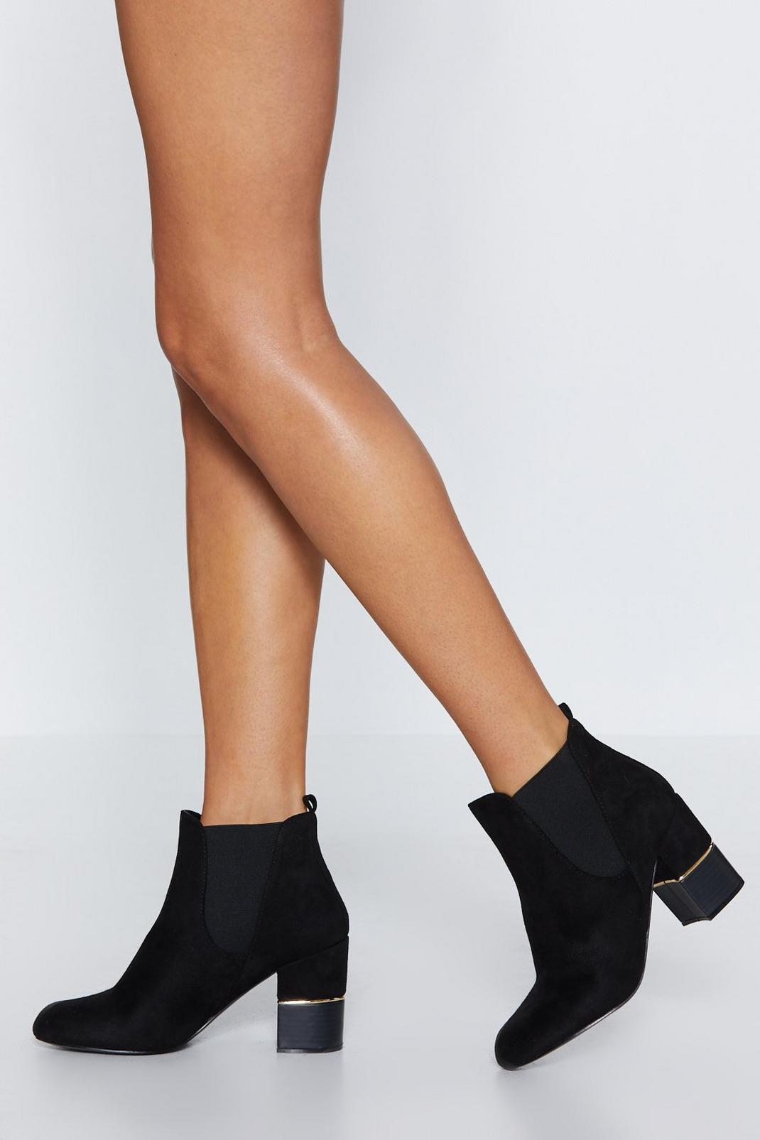 You Know How I Heel Faux Suede Boot image number 1