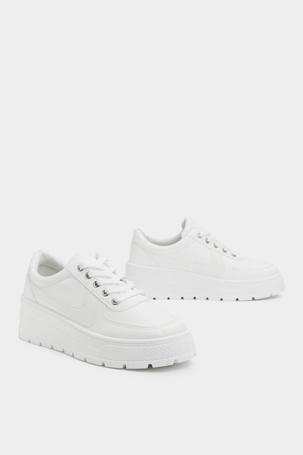 nasty gal white sneakers