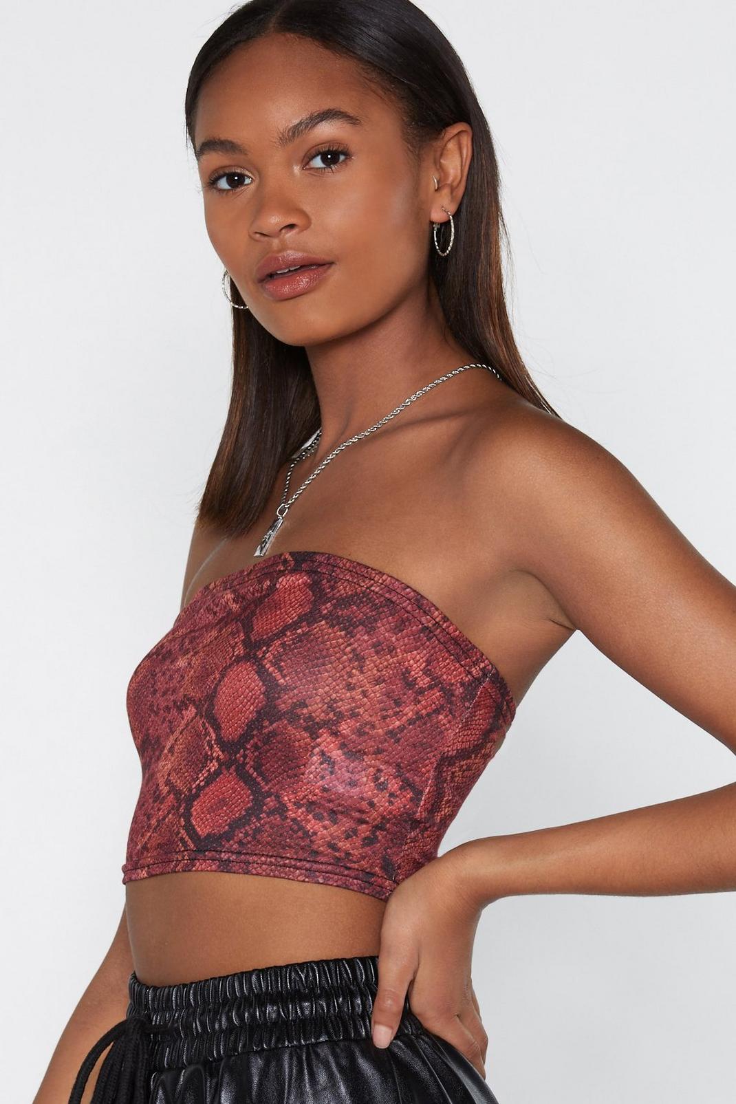 Don't Snake My Heart Bandeau Top image number 1