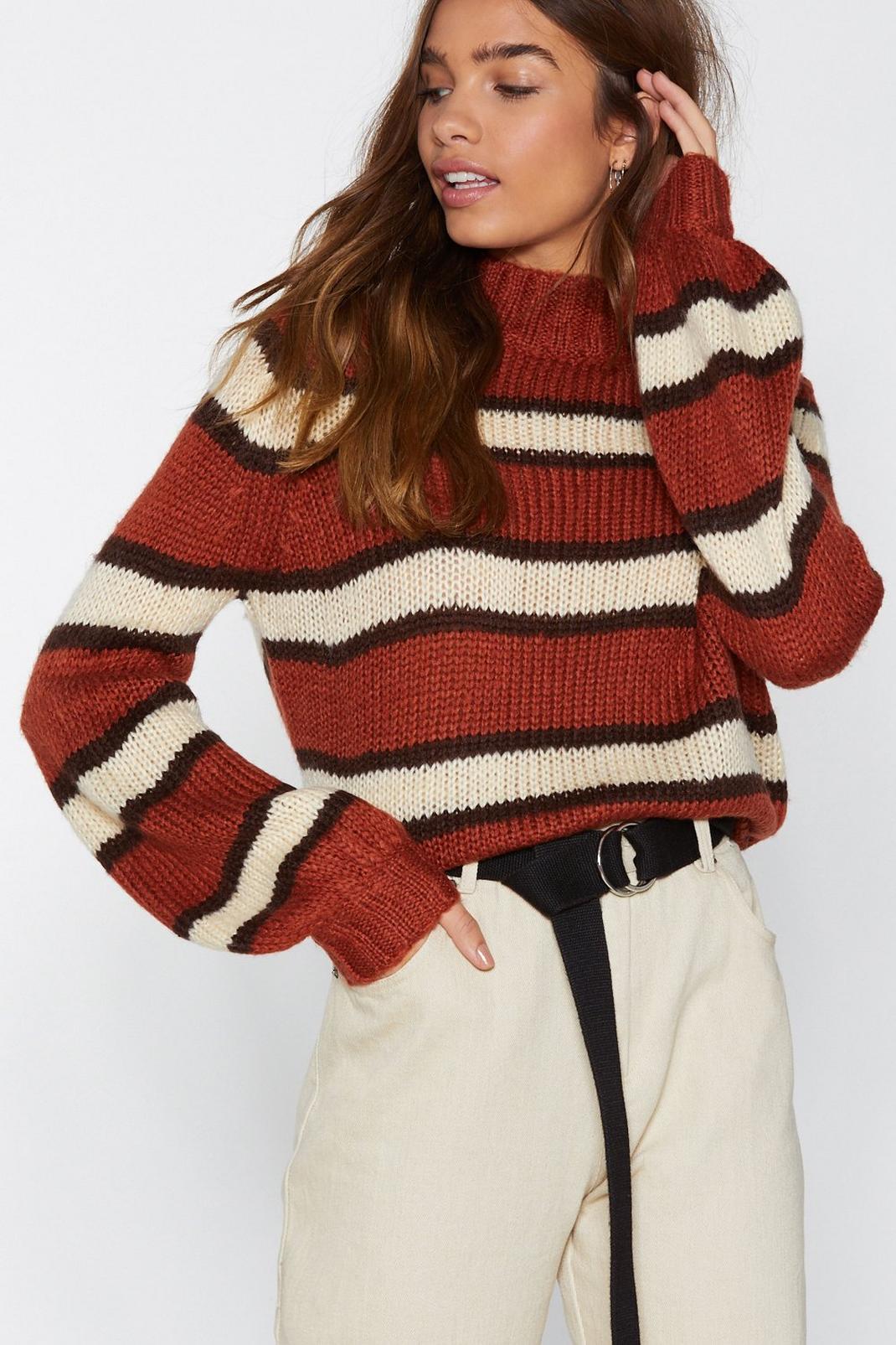Stripe Away Sweater image number 1