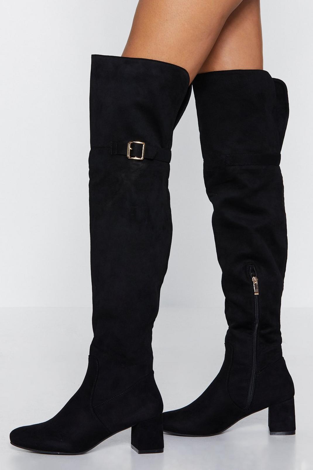 Give Me Love Faux Suede Over-the-Knee Boot image number 1