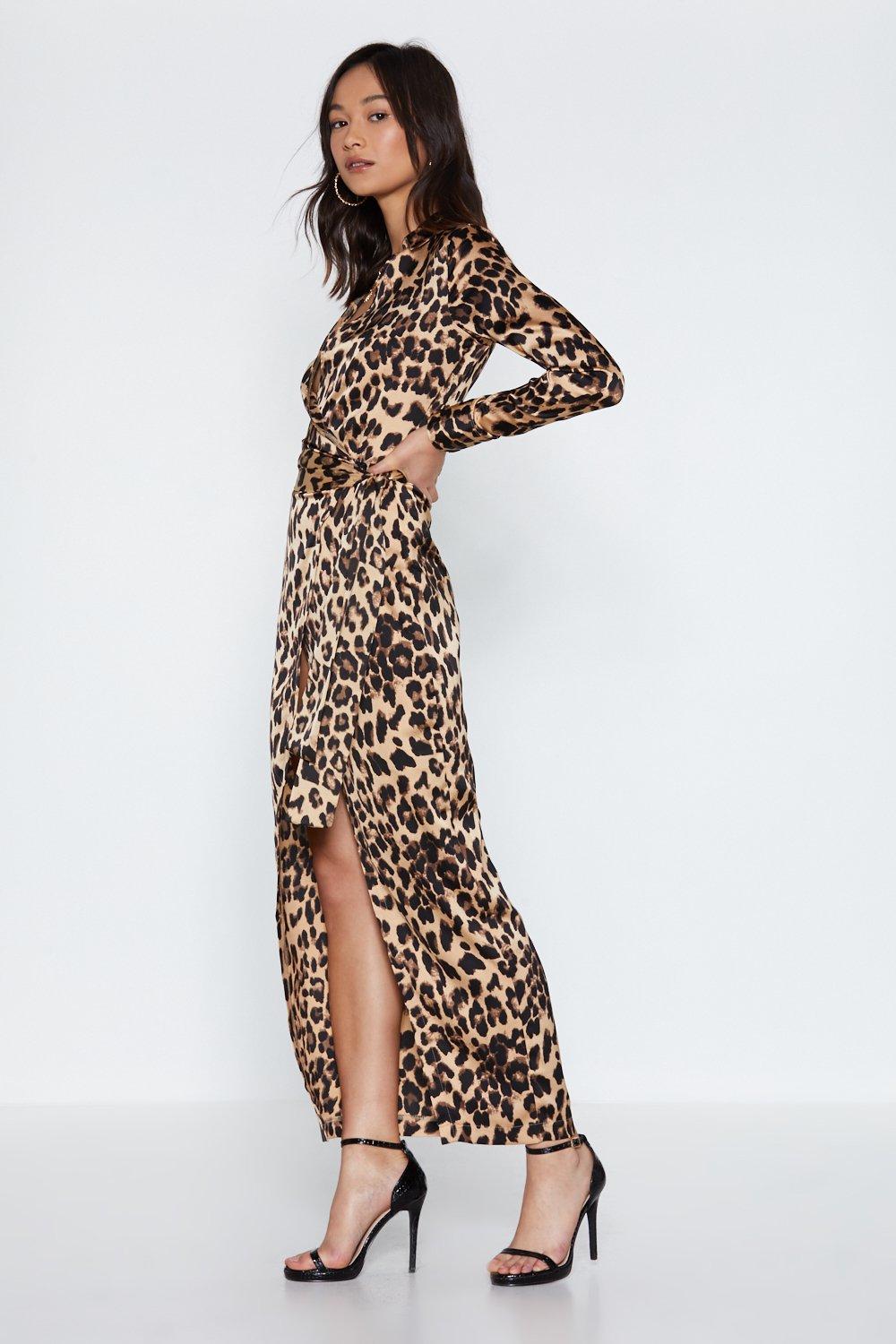 Nasty gal outlet leopard print dress