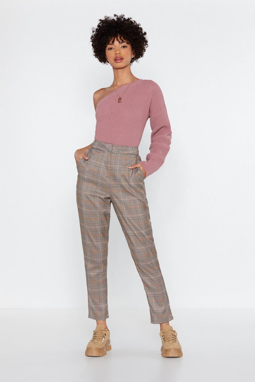 Check the Party Tapered Pants | Nasty Gal