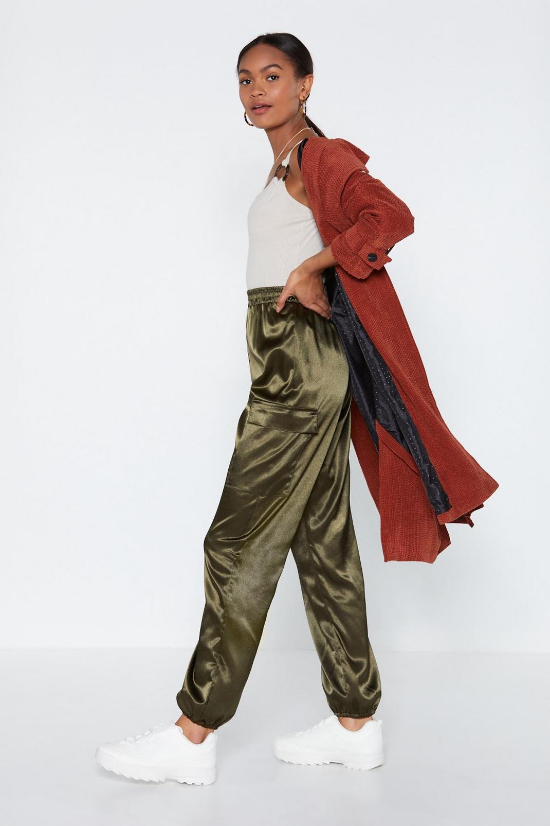 Smooth Mover Satin Utility Pants image number 1