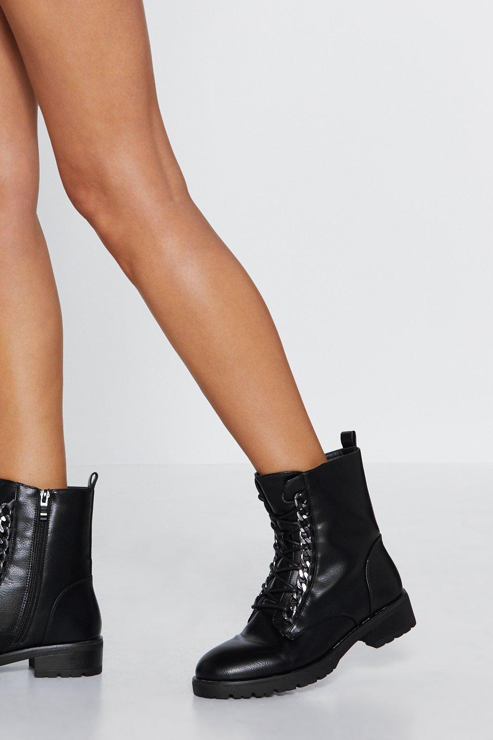 nasty gal biker boots