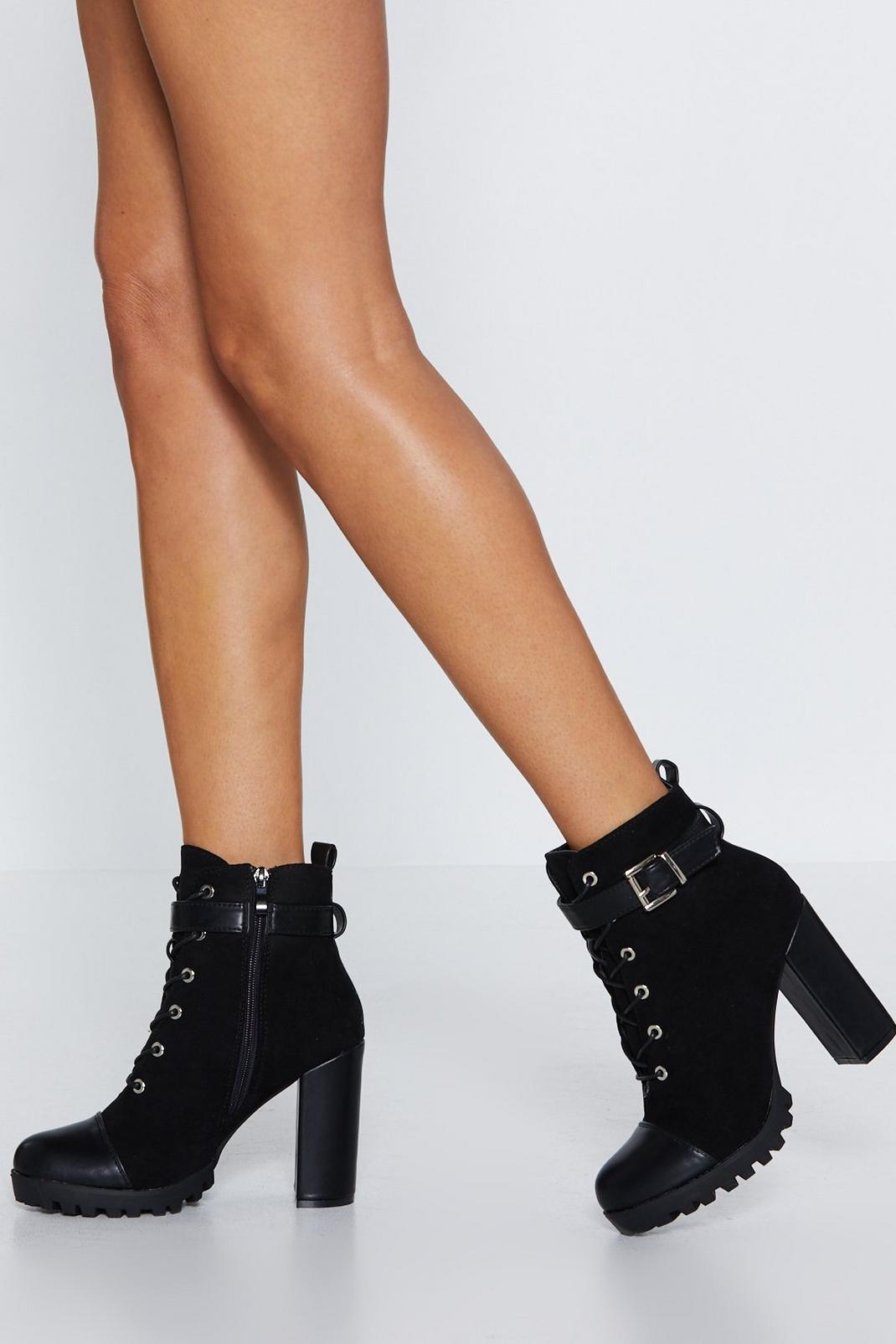 Live to Ride Faux Suede Bootie image number 1