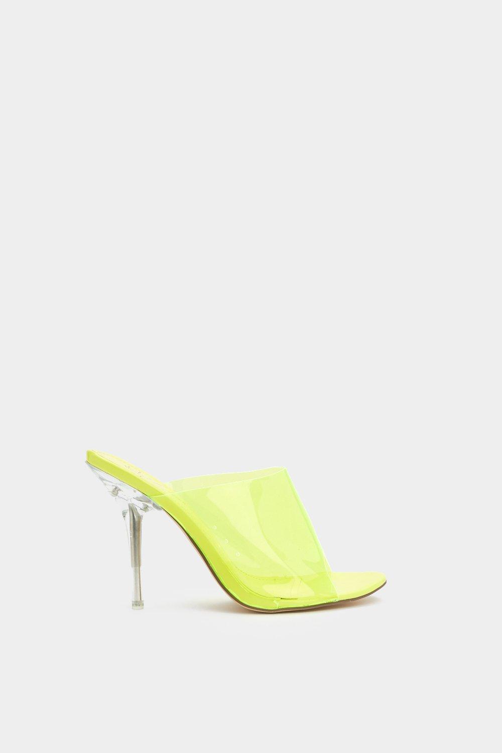 Neon mules top