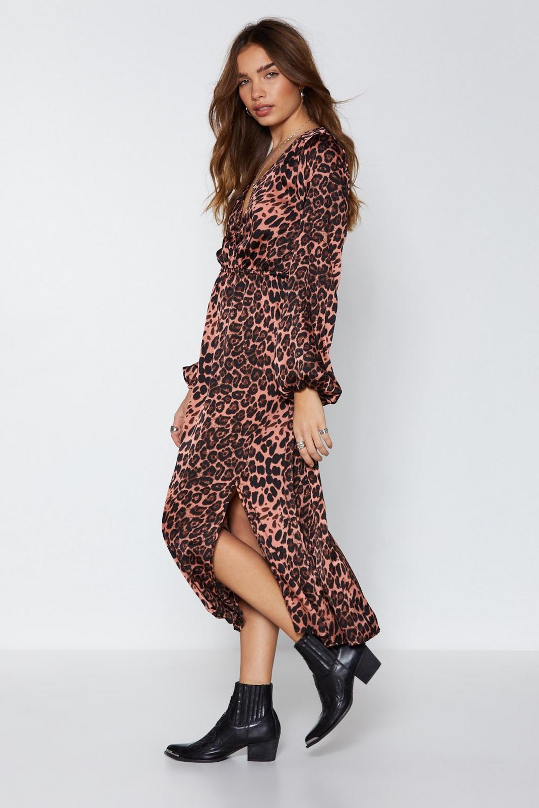 Oh Hey Grr-l Leopard Dress image number 1