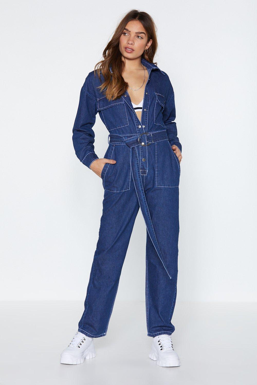 denim boilersuit