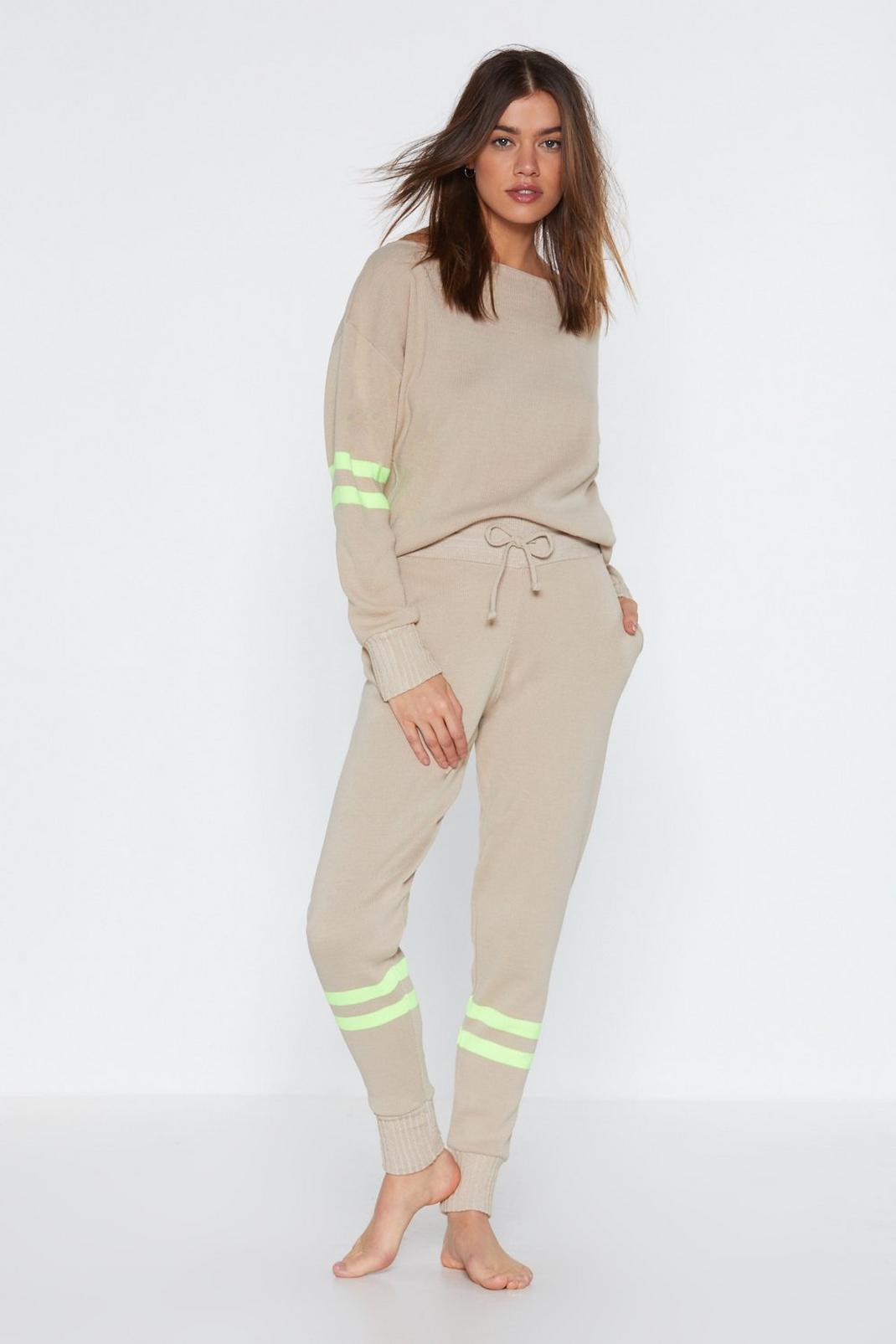 Bright and Early Sweater and Jogger Pants Set image number 1
