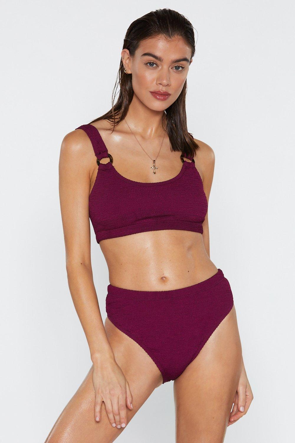 plum bikini bottoms