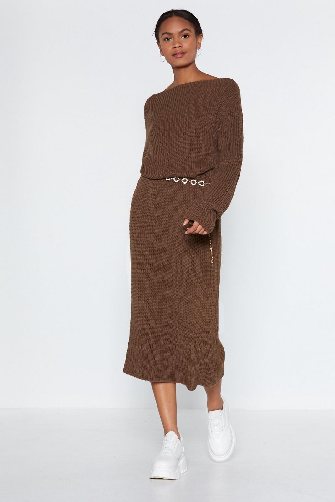 Have Knit Your Way Midi Dress image number 1