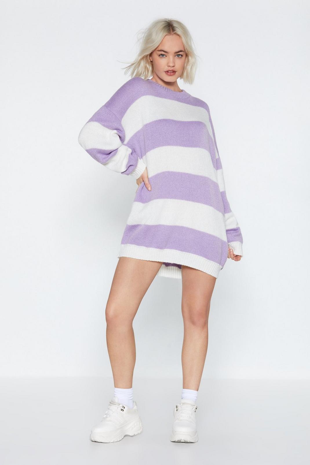 That Stripe of Girl Sweater Dress image number 1