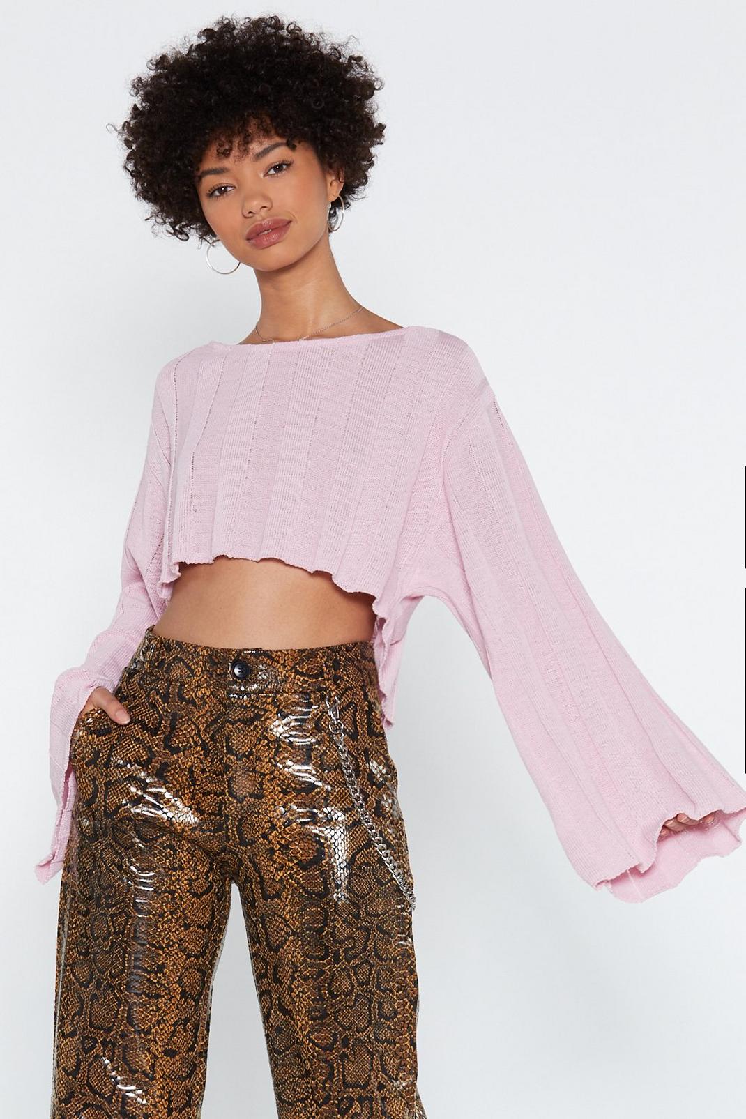 Hold Up Cropped Sweater image number 1