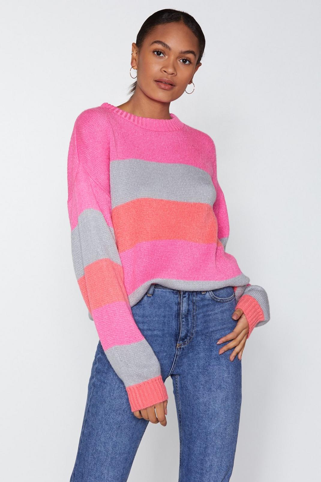 Sweet Tooth Striped Sweater image number 1