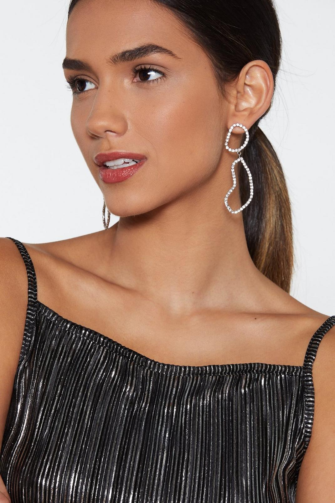 All in Good Shine Diamante Earrings image number 1