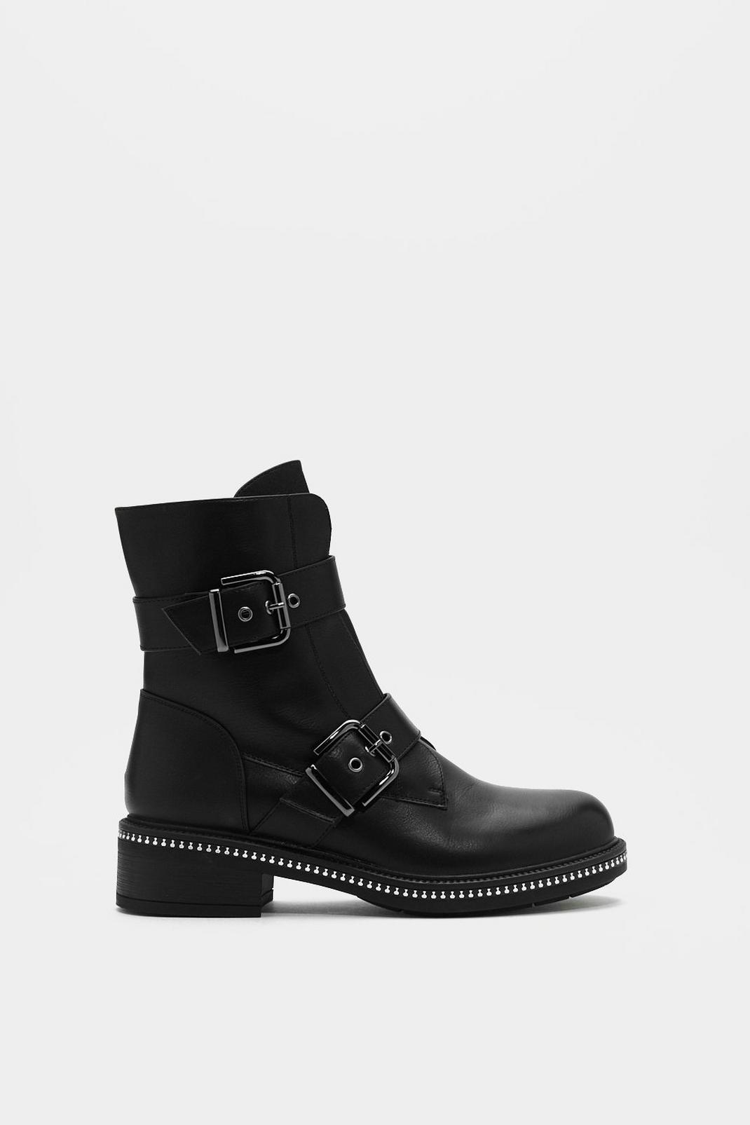 On the Double Buckle Boot | Nasty Gal