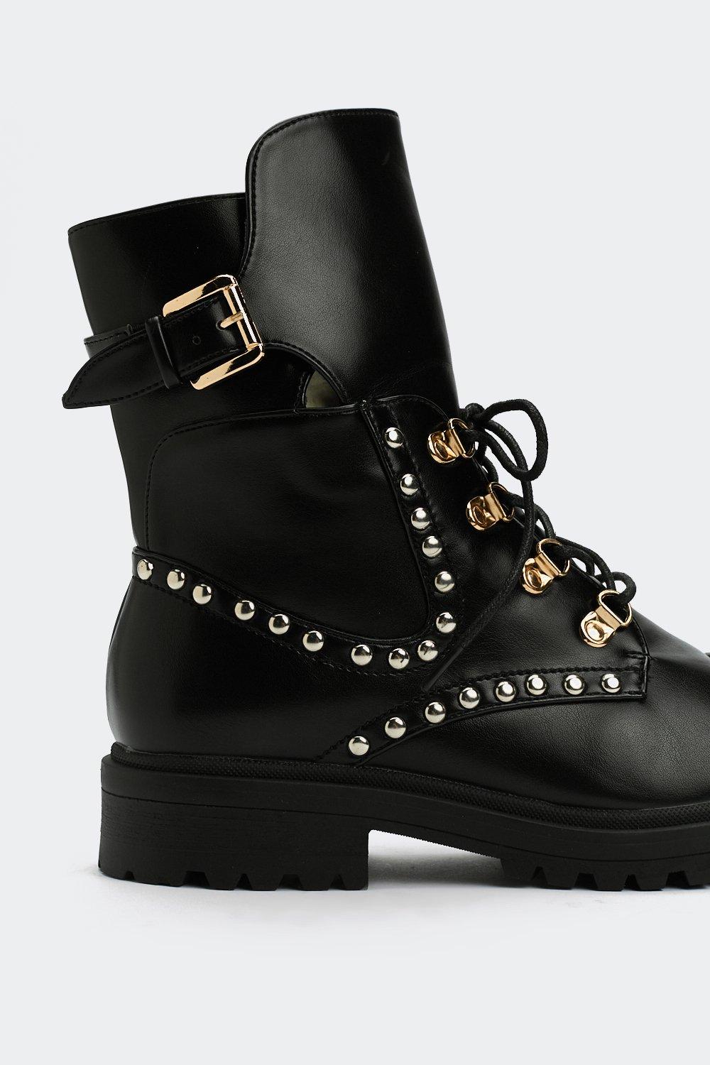 Biker boots outlet nasty gal