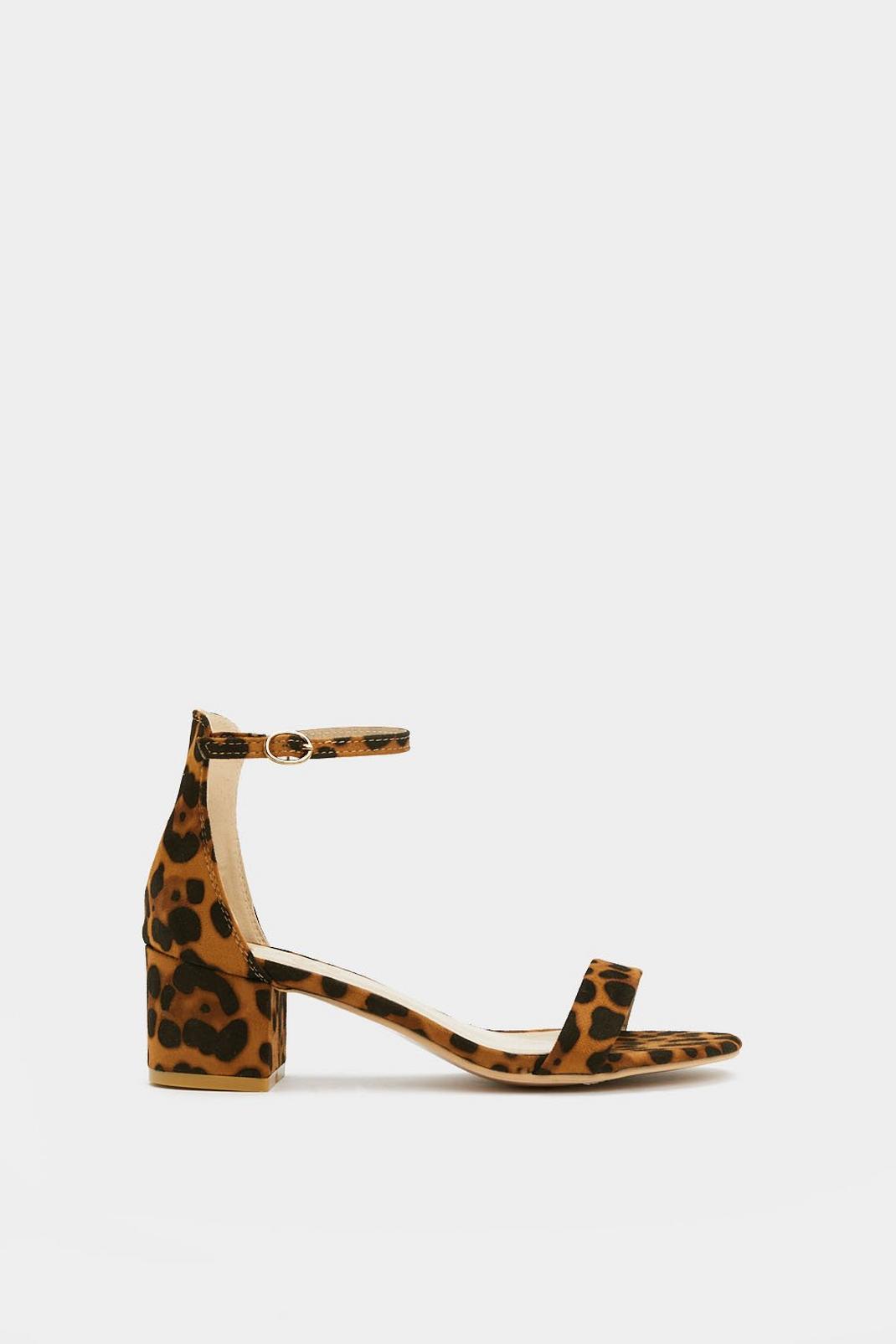 How Low Velvet Leopard Sandal image number 1