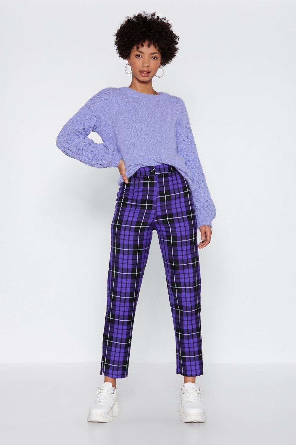 Check Up Time Plaid Pants | Nasty Gal