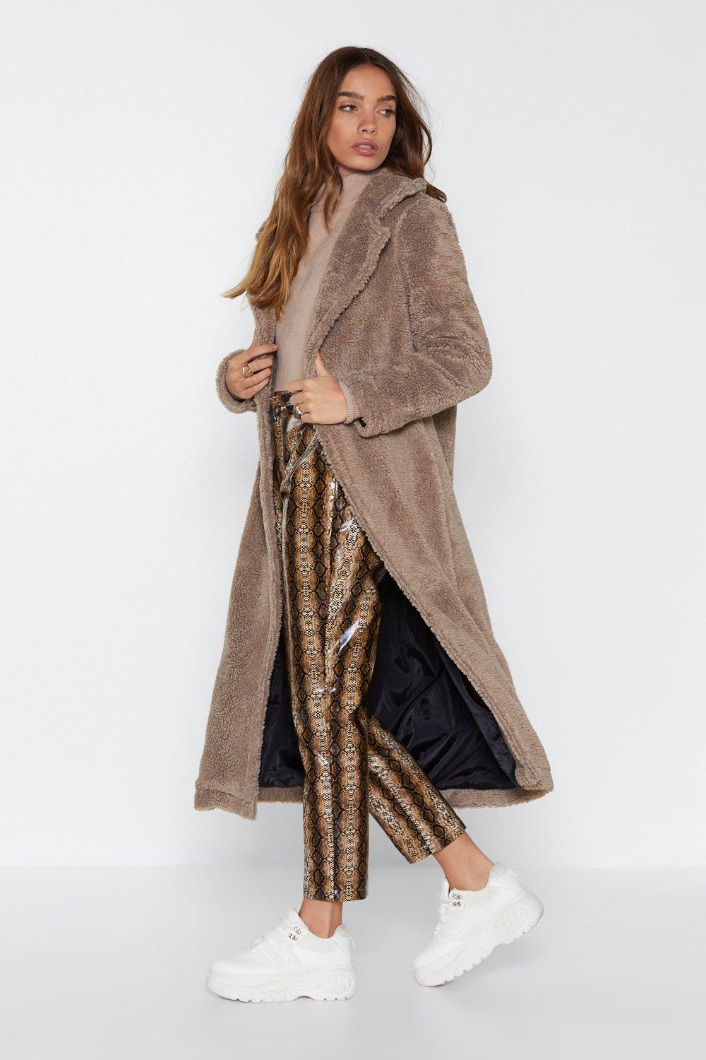 teddy maxi coat