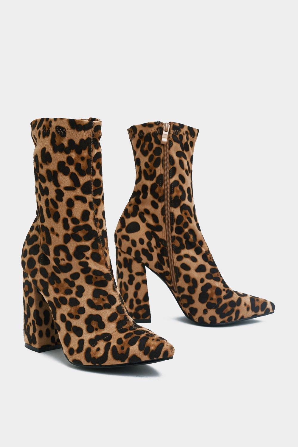 Leopard 2025 sock bootie