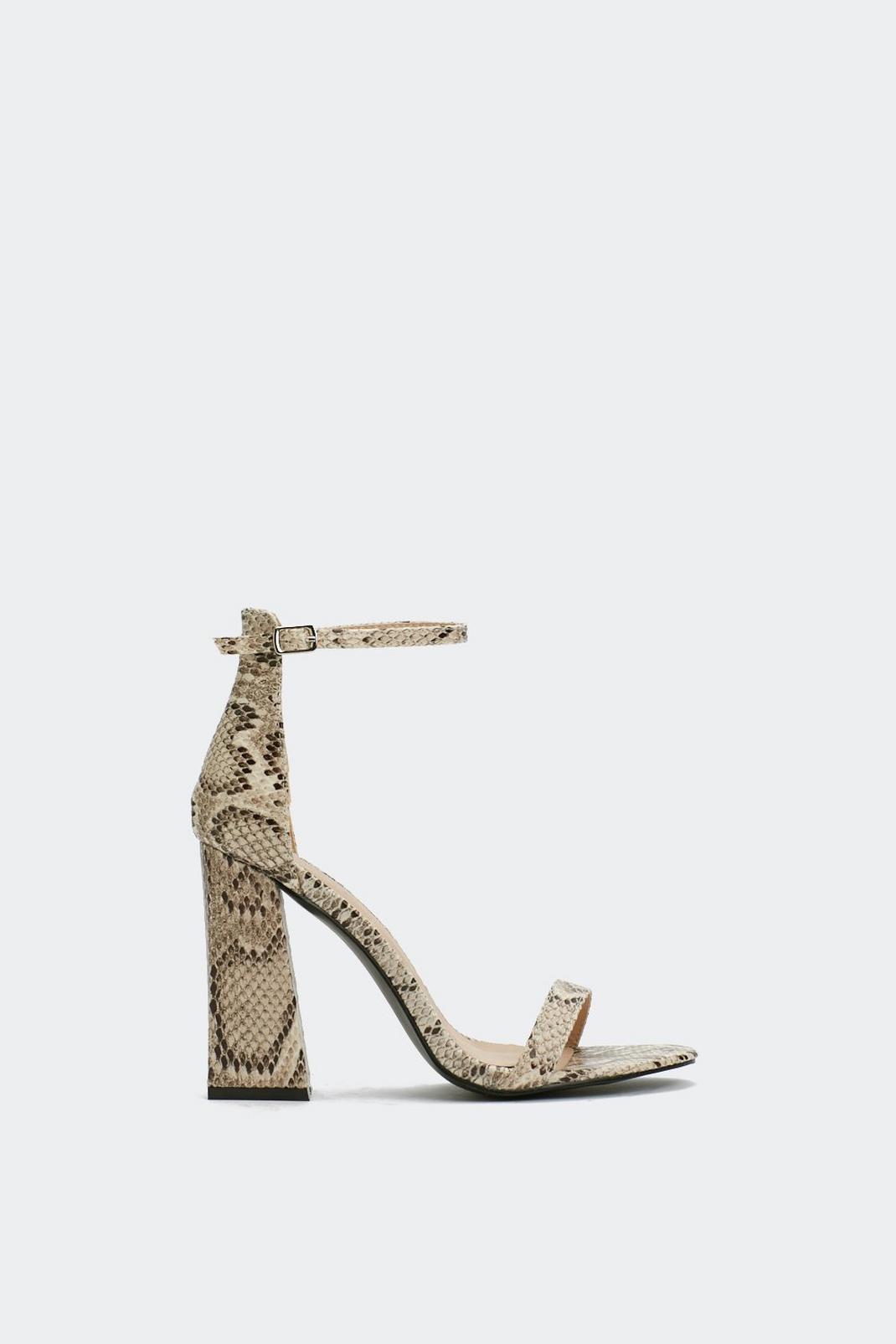 Snake Charmer Faux Leather Heel image number 1