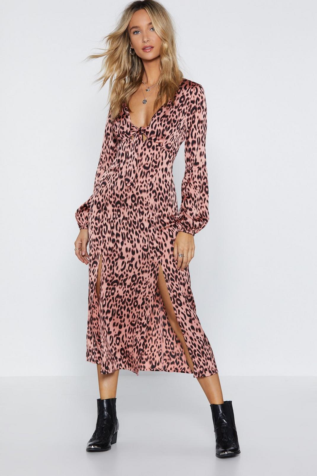 Robe à imprimé léopard Miaou-gnifique image number 1