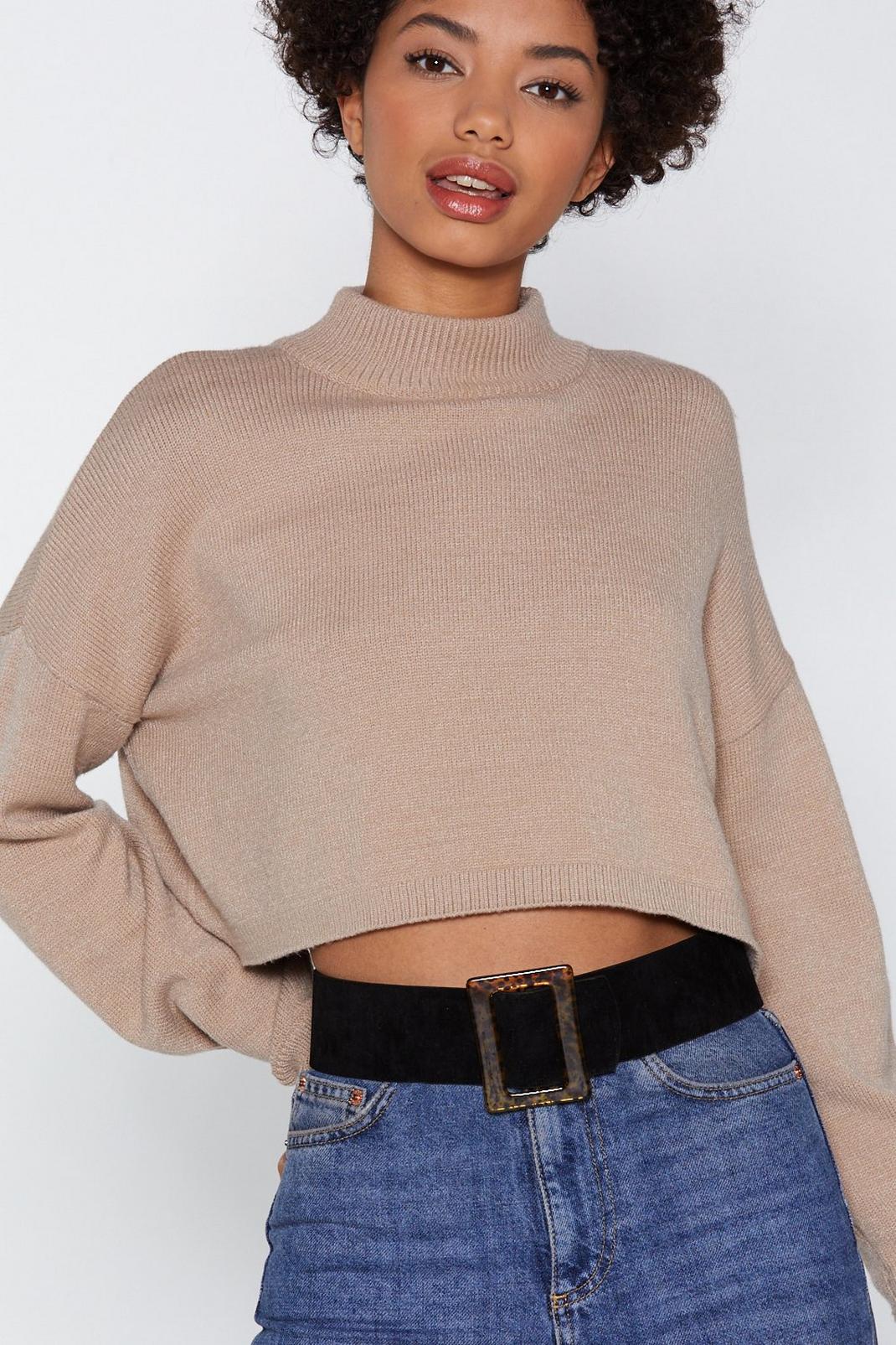 Square are You Faux Suede Belt image number 1