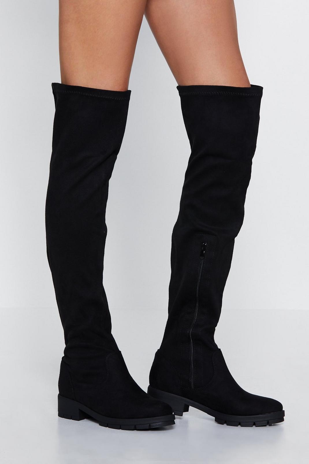 Give It to Knee Faux Suede Boot image number 1