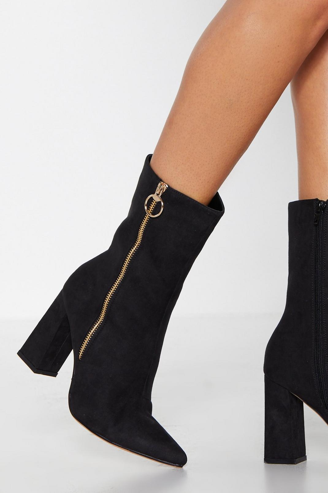 What O-Rings You Here Faux Suede Boot image number 1