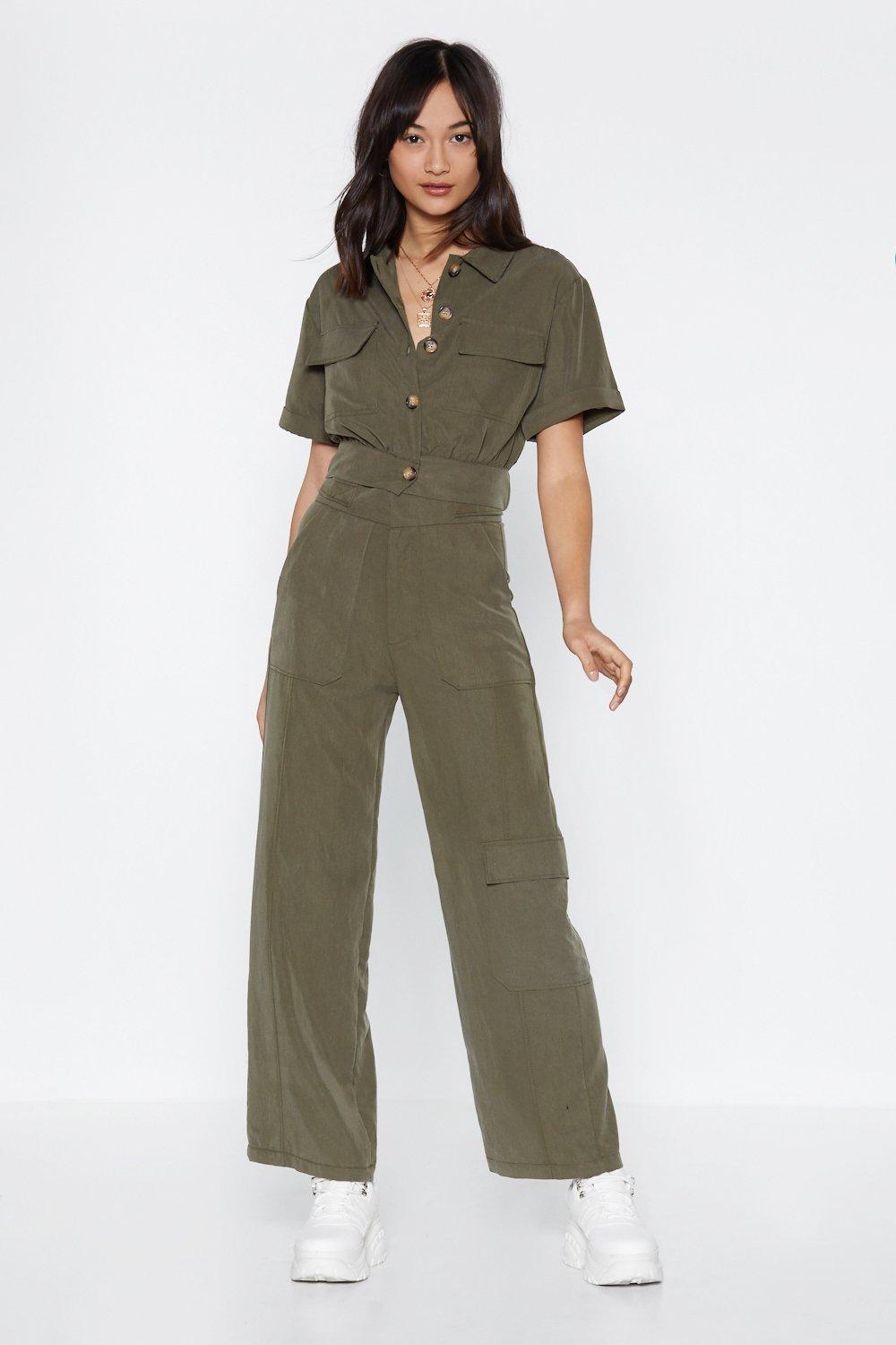 cargo wide leg jeans