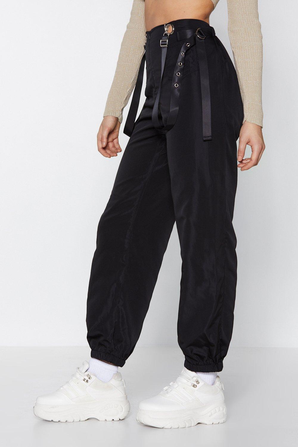 Cargo trousers best sale with straps