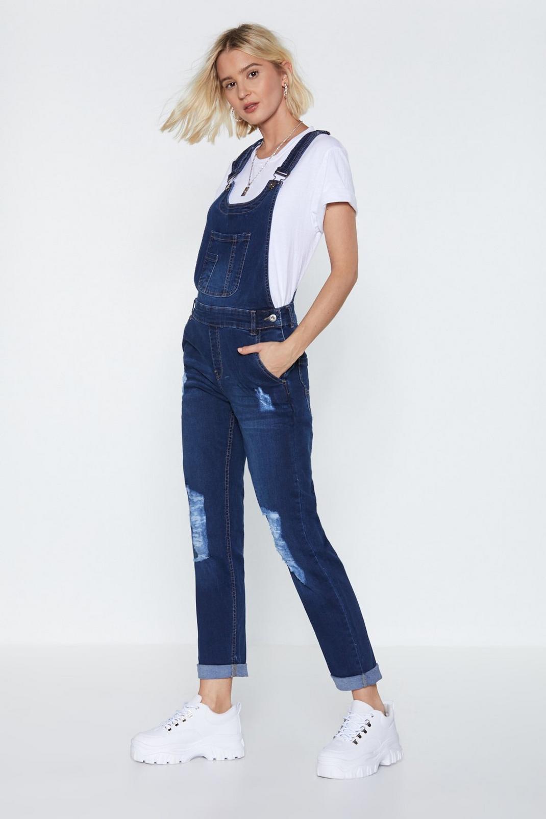 Get the Job Done Demin Dungarees image number 1