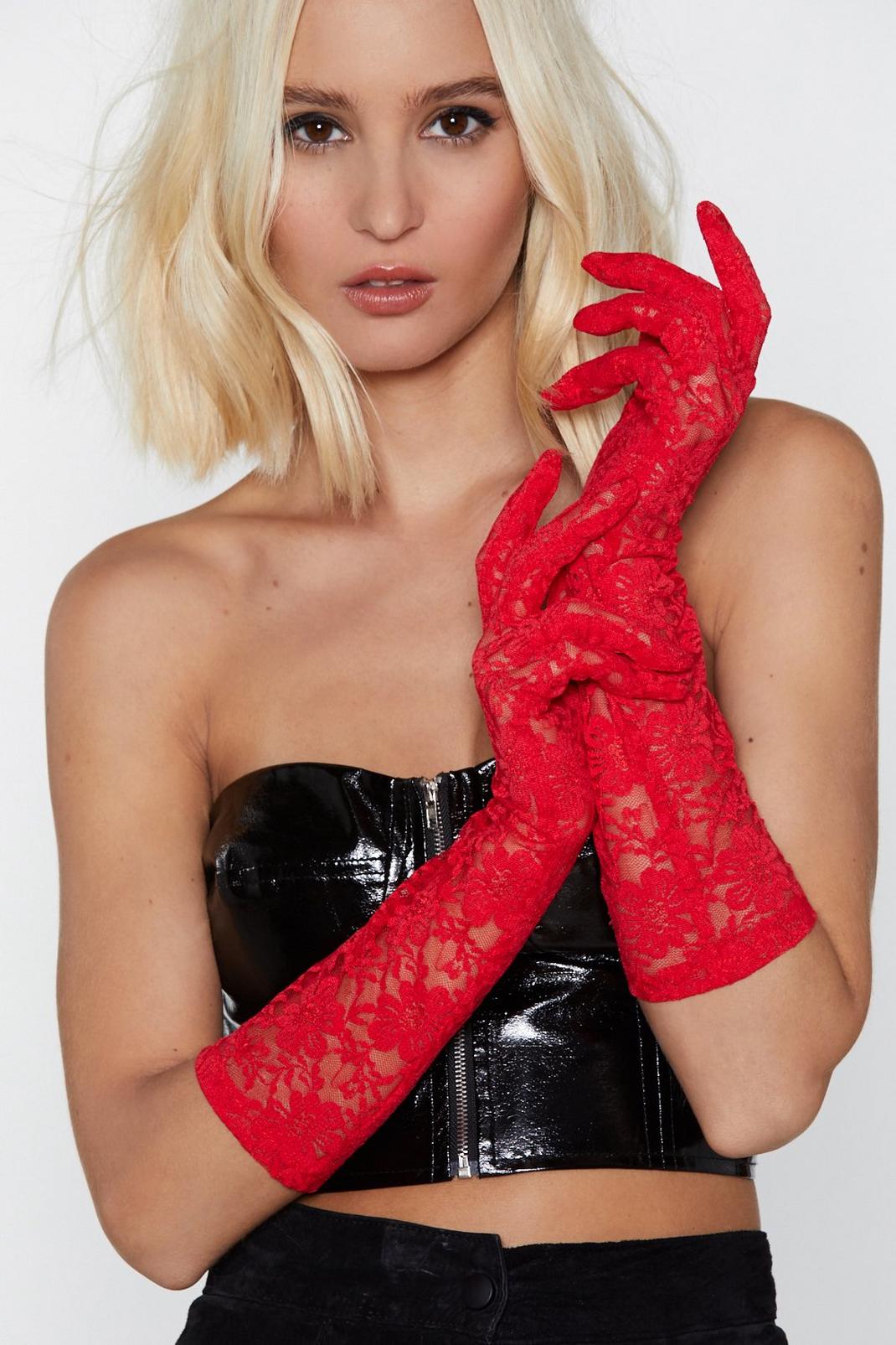 Out of Lace Long Gloves image number 1