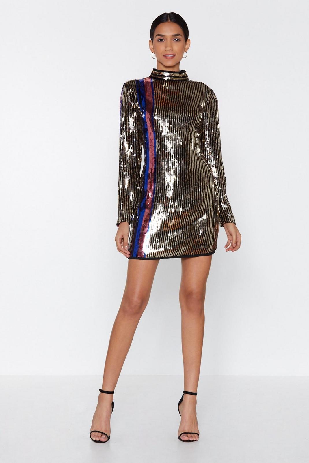 Get This Party Started Sequin Dress image number 1